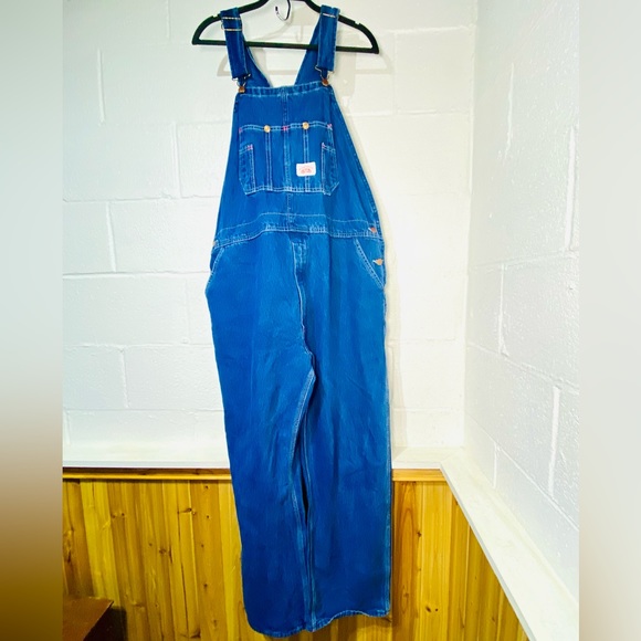 Round House Overalls Made in USA Vintage 42x30 - Picture 9 of 13